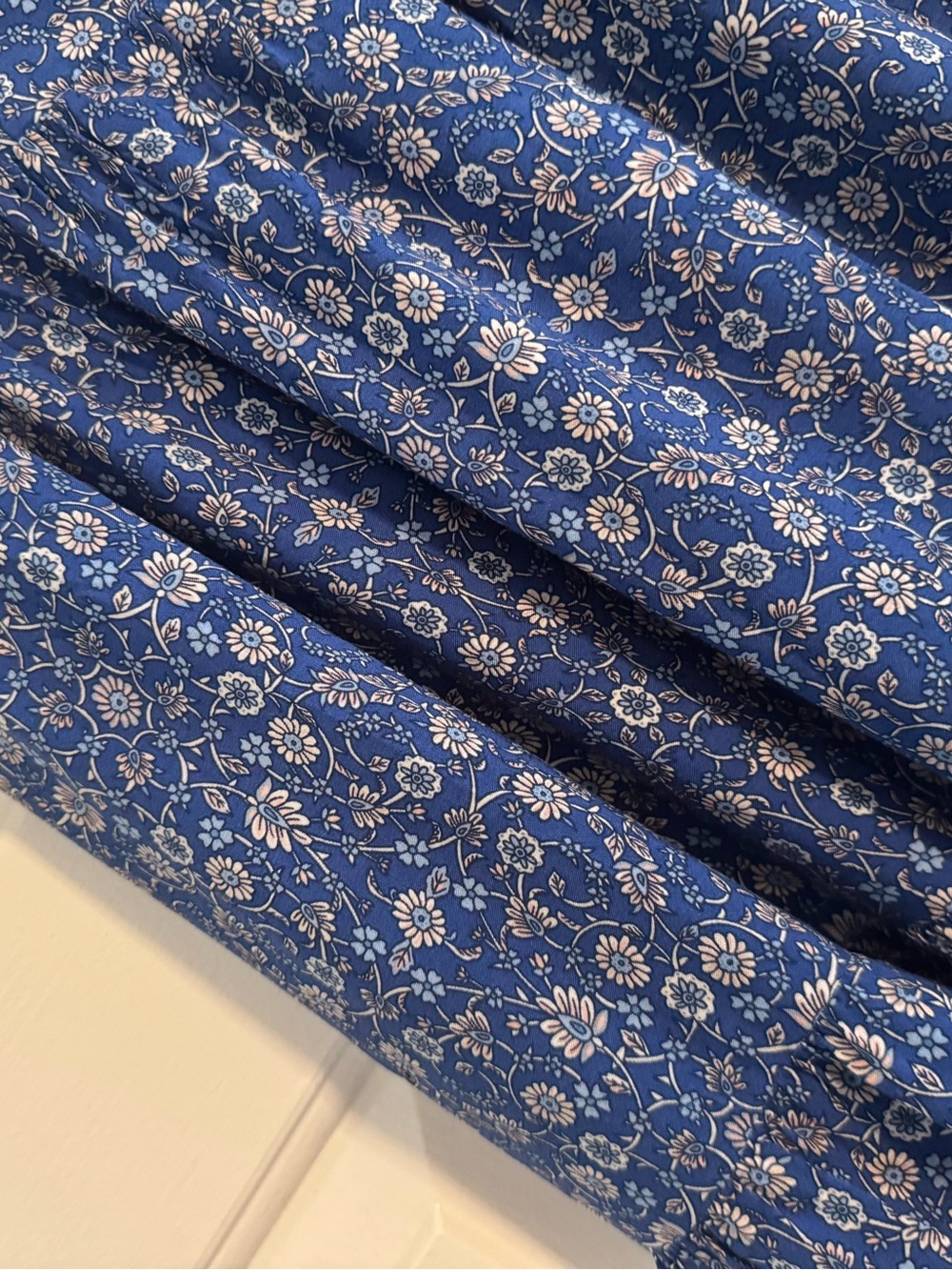 Natural Life Hanna Convertible Maxi Skirt or Strapless Dress Blue Floral Sz Med - Picture 6 of 11